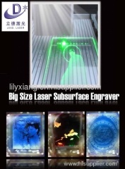 2d/3D Laser Engraved Crystal Craft