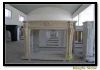 Beige Marble Fireplace mantel