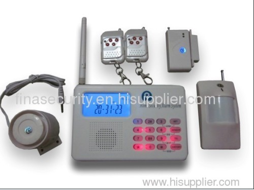 GSM PSTN LCD Alarm System