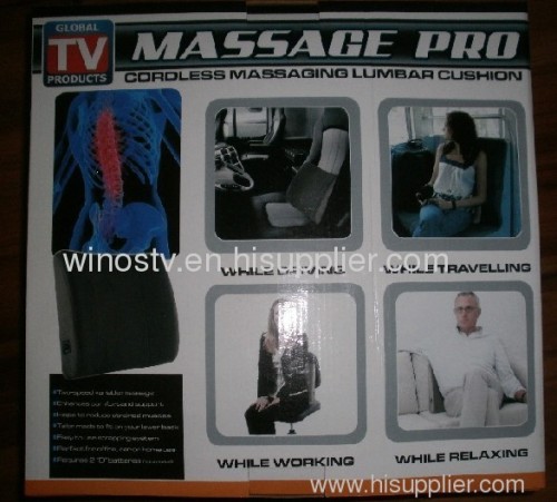 Massage Pro Massaging Lumbar Cushion