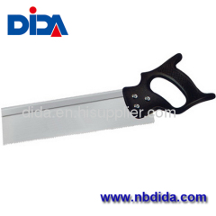 Traditional Back Tenon Saw with alloy steel blade and ABS plastic grip