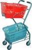 2 hand basket holder shopping cart