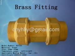 Brass pipe fitting