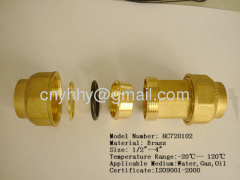 Brass pipe fitting