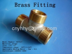 Brass Fitting plumbing tee fitting