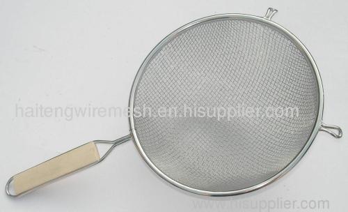 Stainless steel frying basket/fine mesh strainer (manufacturer)