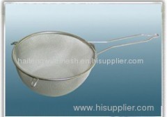 stainless steel KFC mini fine mesh strainer frying basket