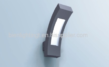 Aluminum Curved LED Wall Light Die-casting