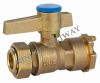 Brass Lockable Ball Valve/Brass anti-theft Ball Valve