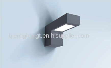 LED Wall Mounted Lighting Die-cast Aluminum 90 Degree