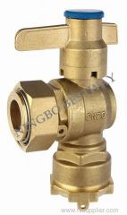 Brass Angle Lockable Ball Valve