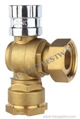 Brass Angle Lockable Ball Valve