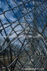 chain link wire mesh barrier