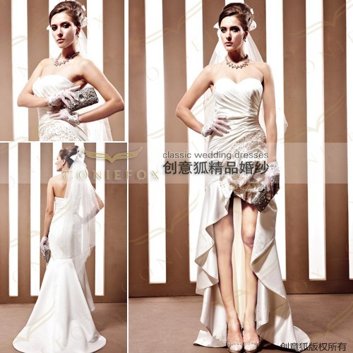 short wedding dresses,sheath wedding dresses,wedding ceremony dresses 2011