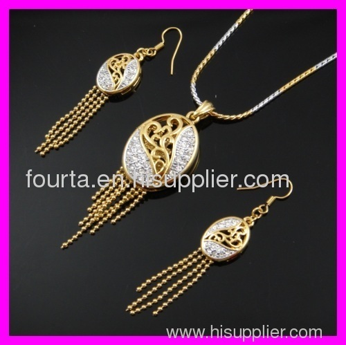 elegant 18k gold plated set FJ