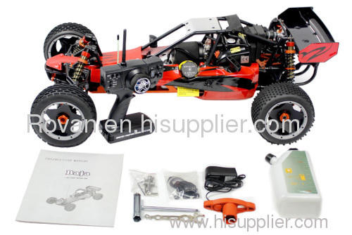 Displacement Baja RC Buggy 26cc offroad tire without LED radio Rovan260A