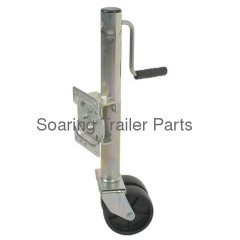 Pull Pin, Easy Swivel Trailer Jack with 6" Dual Wheels - Sidewind - 1,500 lbs