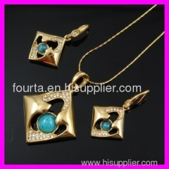 fallon gorgeous 18k gold plated set