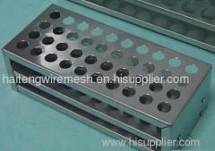 Laboratory equipment Stainless steel test tube rack