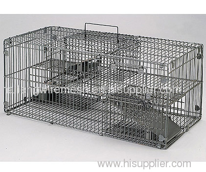 galvanized catch rat cage