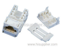 Gold plating RJ45 modular plug