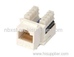 Gold plating cat5e modular plug