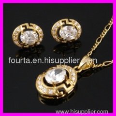 FJ 18k gold plated set