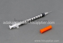 Sterile insulin syringe