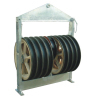 large diameter sheave tension stringing running out pulley block