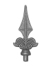 wrought iron and cast iron spear top