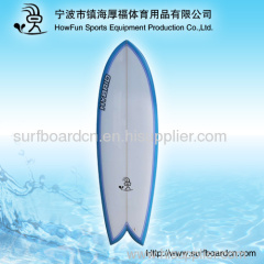 PU surfboard+logo+fiber+fin set up