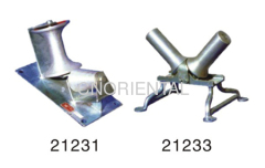 cable re-direction V roller ground guide roller