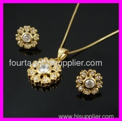 fashion 18K jewelry set supplier