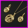 18k gold plated set 1120500