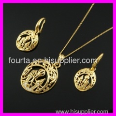 18k gold plated set 1120500