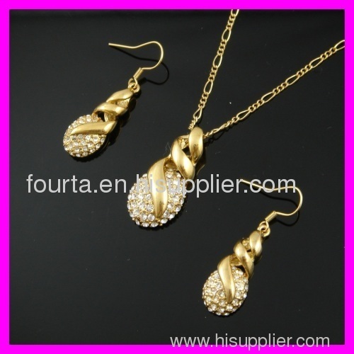 fallon fashion 18k gold plated set