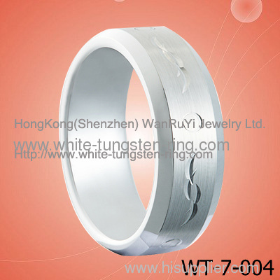 Ring White Tungsten Ring