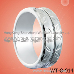 New Brand Ring White Tungsten Ring