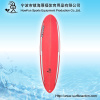 PU surfboard red and white coloring