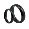 Black Dome Tungsten Ring