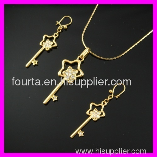 fallon simple 18k gold plated set