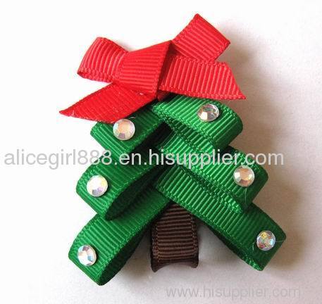christmas hairbows