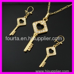 Copper CZ jewelry set IGP 1120248