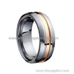 Brushed Tungsten Ring