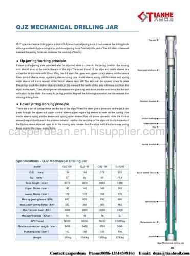 mechanical drilling jar