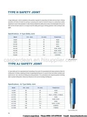 tape H safety joint and tape aj safety joint