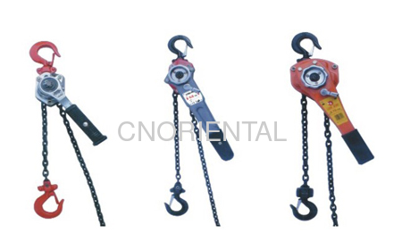 sagging hand operated chain lever hoist