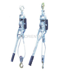 Ratchet hand operated lever chain hoist