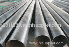 Spiral welded pipe