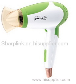 Foldable hair dryer travelling hair dryer